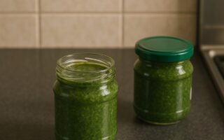 medvedí cesnak pesto