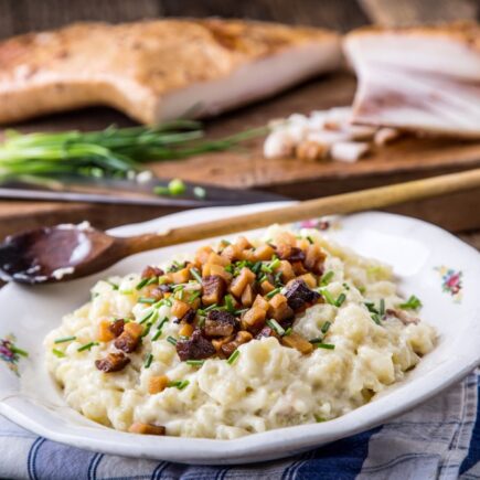 recept na bryndzové halušky