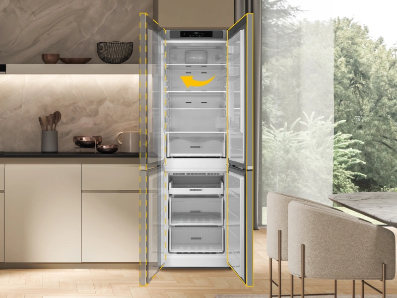 Whirlpool chladnička s technológiou 6. zmysel.
