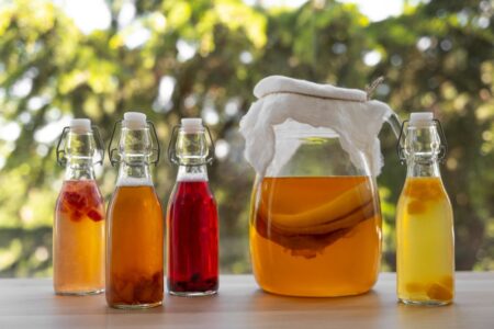 kombucha s ovocím